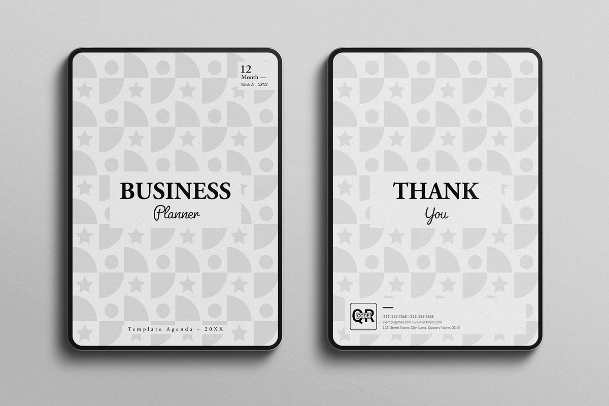 Digital Business Planner Template, a Brochure Template by E-Type (Photo 8 of 8)