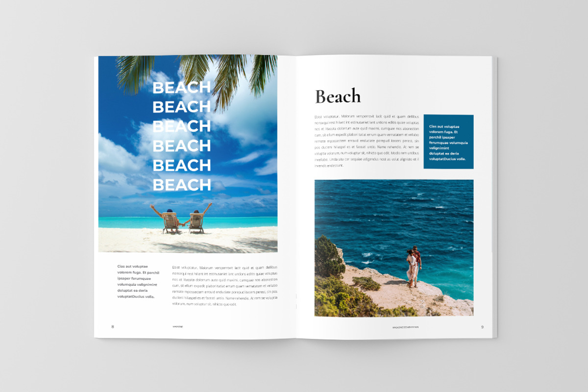 Green Vacation Travel Magazine, a Magazine Template by UICreative (Photo 4 of 4)