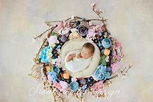 Newborn Photo. Digi. Backdrop x 2