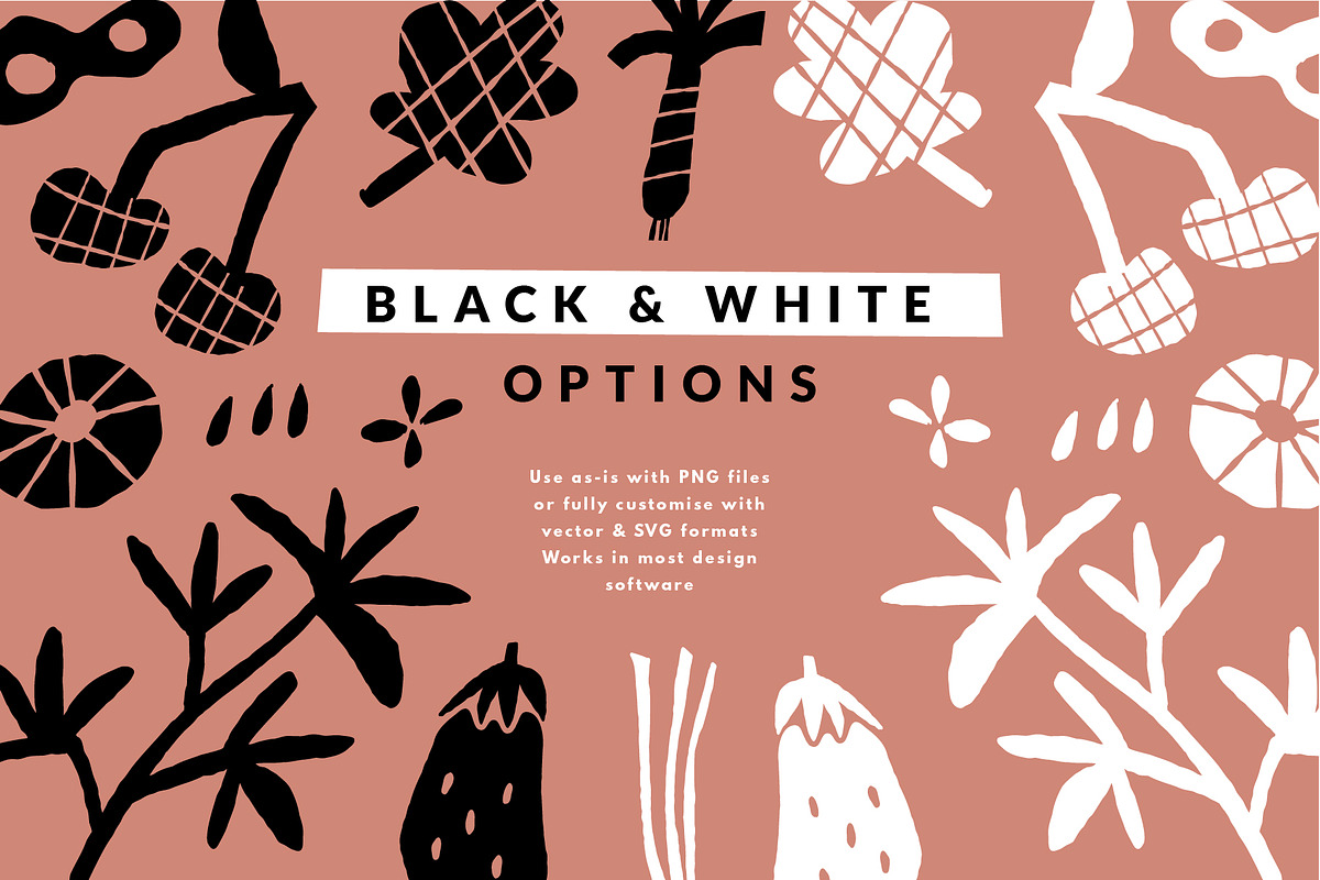 FARMERS MARKET | HAND DRAWN SHAPES, a Food Illustration by Favete Art (Photo 11 of 23)