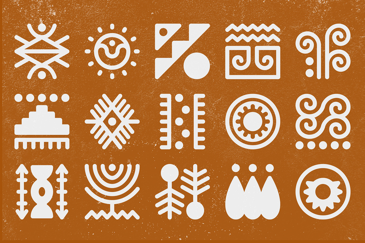 Ethnic Icons Vol 3, an Outline Icon by Tekuni (Photo 3 of 11)