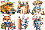 Back to School Clipart -Set, an Illustration by DreamCafeArt (Thumbnail 3 of 5)