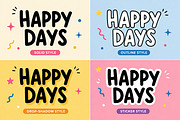 Messy Cheer – Playful Display Font, a Script Font by Wow Magic (Thumbnail 4 of 5)