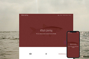 Restaurant - Squarespace Template