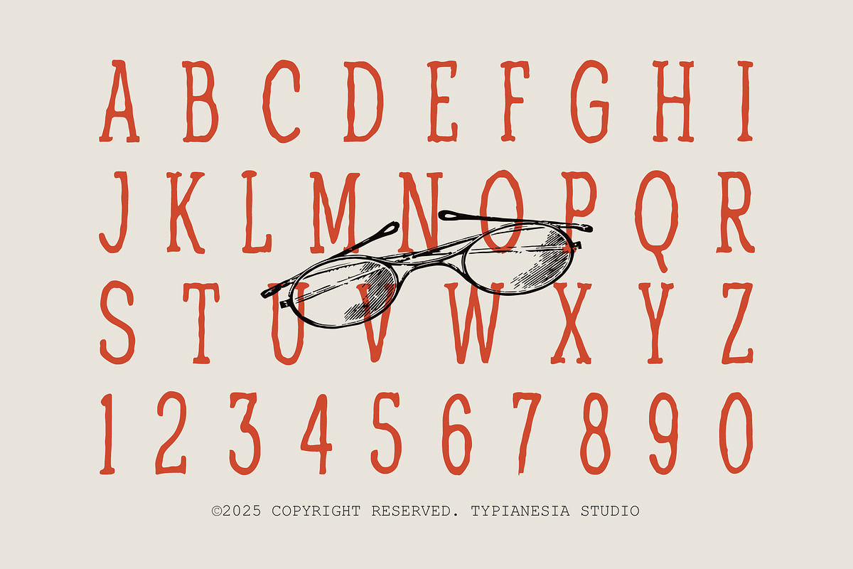 Wild & Noise - Rustic Vintage Serif, a Handwritten Font by Typia Nesia (Photo 2 of 11)