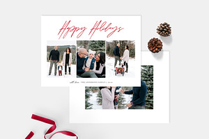 Christmas Card Template CD148