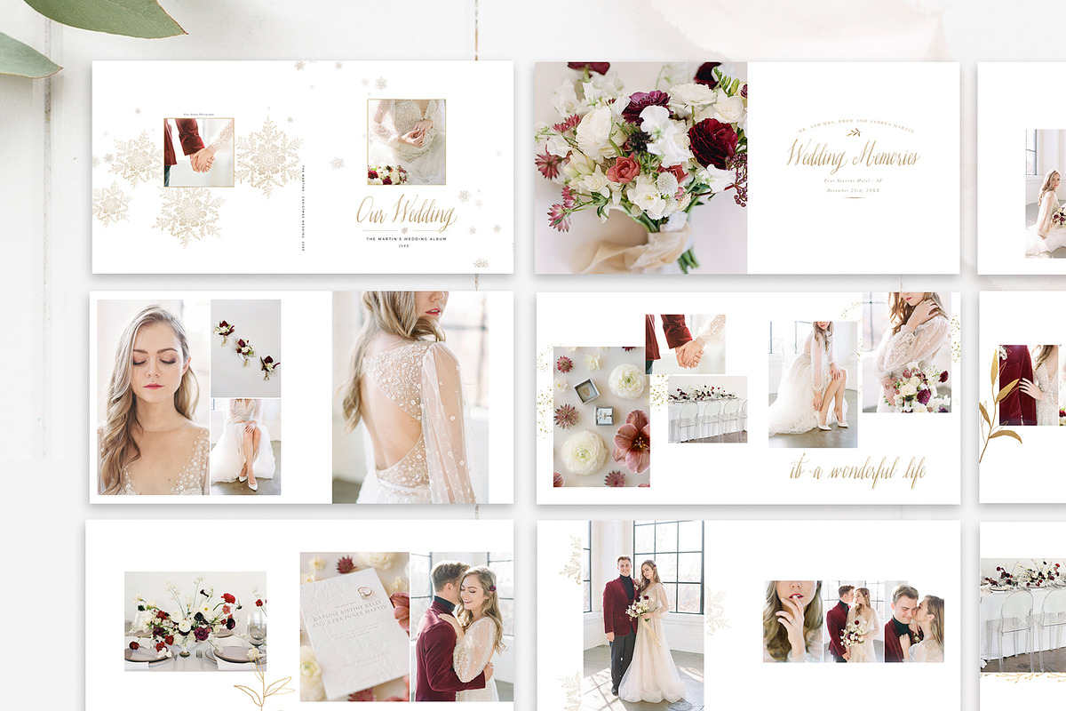 Gold Luxe Photography Album PSD, a Stationery Template by By Stephanie Design (Photo 11 of 13)