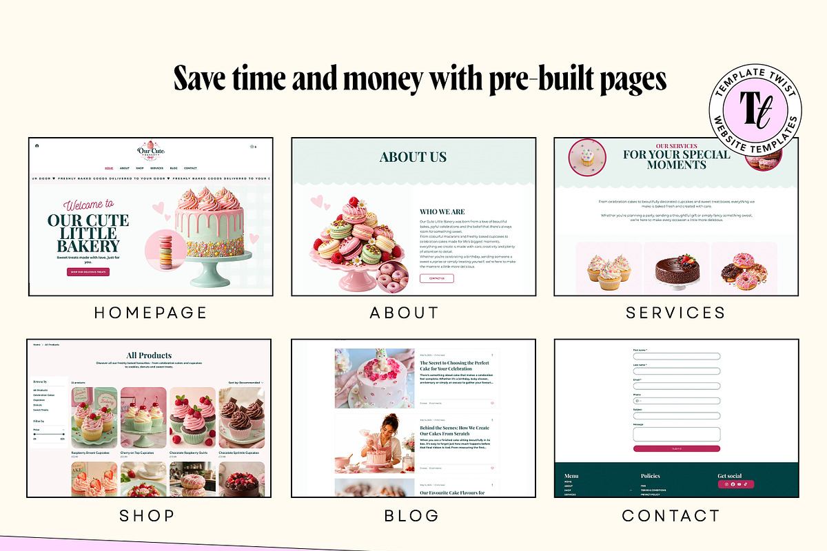 Wix Studio Bakery, a Wix Template by Template Twist Shop (Photo 4 of 9)