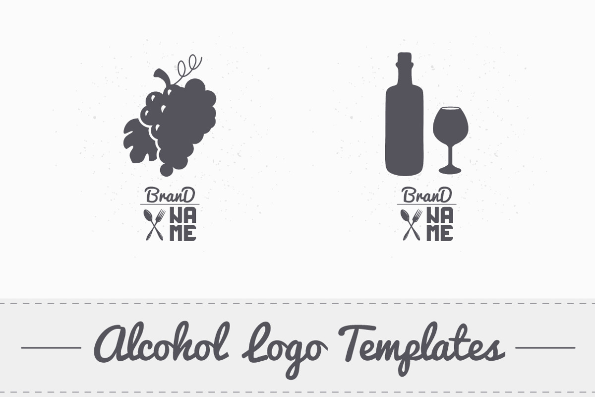 4 Liquor store/Bar Logos, a Branding & Logo Template by Zhemchuzhina (Photo 3 of 4)