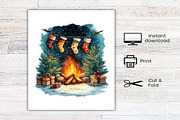 Watercolor Southwestern Christmas, an Illustration by Canvas Craft (Thumbnail 8 of 8)