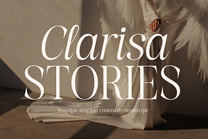 Clarisa Stories Elegant Serif Font