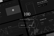 Web Wireframe Kit for Corporate Site, a Wireframe Template by UX Design Mastery Shop (Thumbnail 7 of 10)