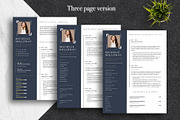 Modern Resume Template Pack | Canva, a Resume Template by Lux Resume (Thumbnail 3 of 9)