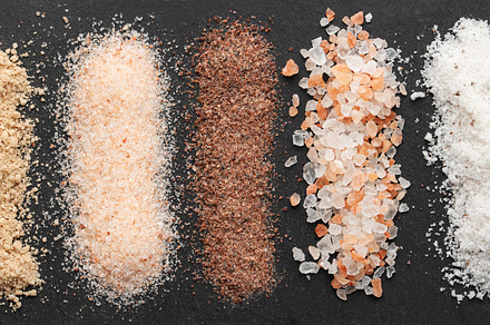 Assorted speciality salt, a Food & Drink Photo by Olena Rudo