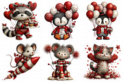 Whimsical New Year Animal Party Clip, an Illustration by Daily.Designs (Thumbnail 4 of 8)