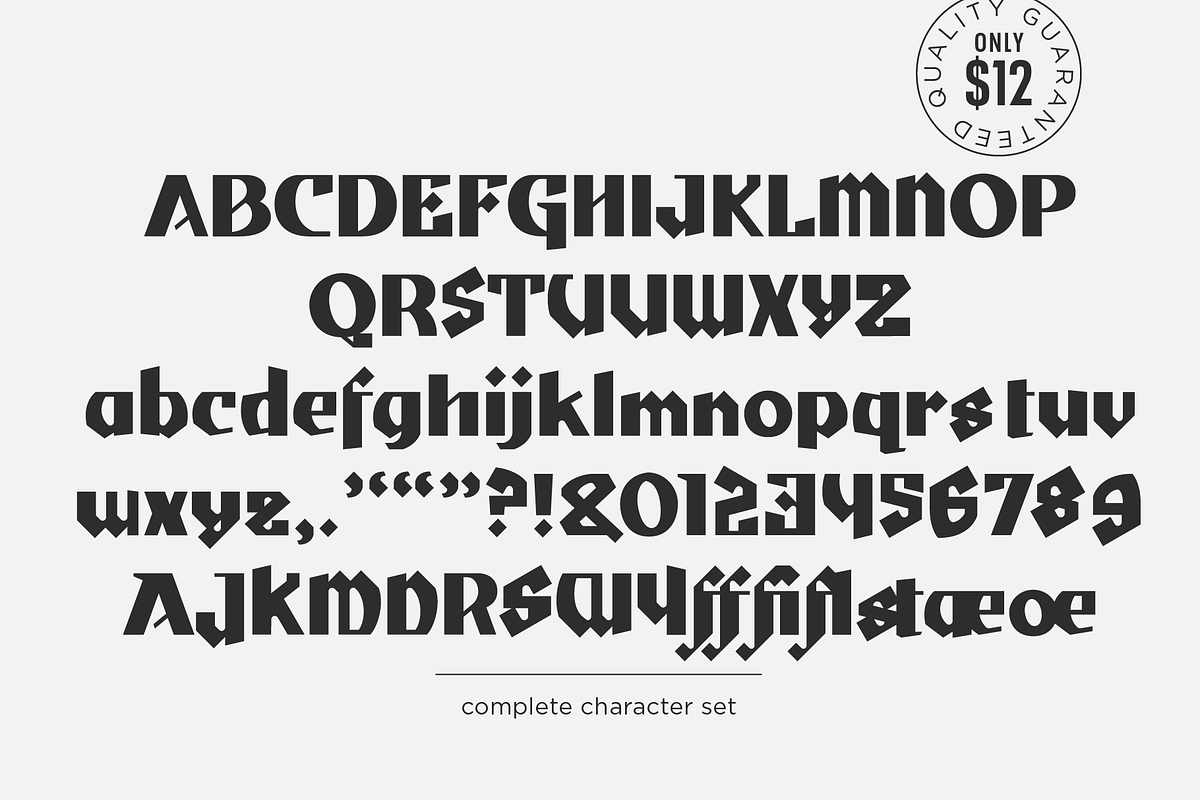 Scribe Black, a Blackletter Font by Doug Best Foundry (Photo 2 of 4)