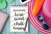 Carolina Script with swashes, a Handwritten Font by supfonts (Thumbnail 4 of 9)