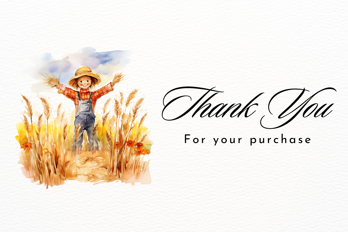 Watercolor Golden Wheat Field, a Food Illustration by New-School-Wave (Photo 5 of 5)