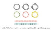 Hand Drawn Decorative Borders, a Pattern Graphic by Melissa Held Designs (Thumbnail 2 of 3)
