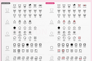 Laundry Symbols Vector, an Outline Icon by HYDNSTUDIO (Thumbnail 2 of 5)