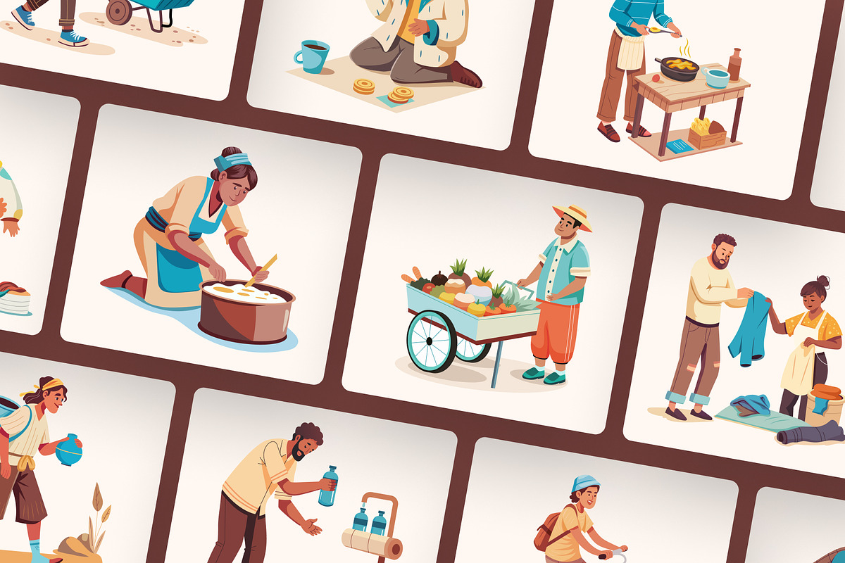 Illustration Poor People, a Person Illustration by Vectors Market (Photo 5 of 9)
