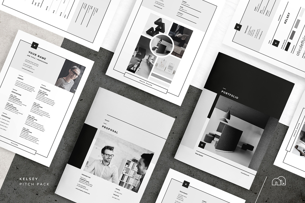 Pitch Pack - Kelsey, a Brochure Template by bilmaw creative (Photo 1 of 17)