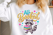 Cute Raccoon School PNG, a Seasonal Illustration by Canvas Craft (Thumbnail 2 of 5)
