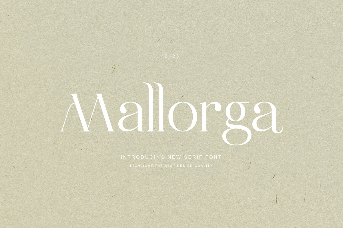 Mallorga A Modern Serif Font, a Serif Font by rmdndsign (Photo 1 of 8)