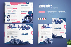 Education Bifold Brochure, a Brochure Template by Rahardi Creative
