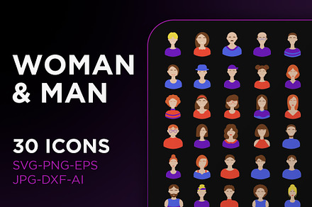Avatar icon pack, an Emoji Icon by TiveCreate