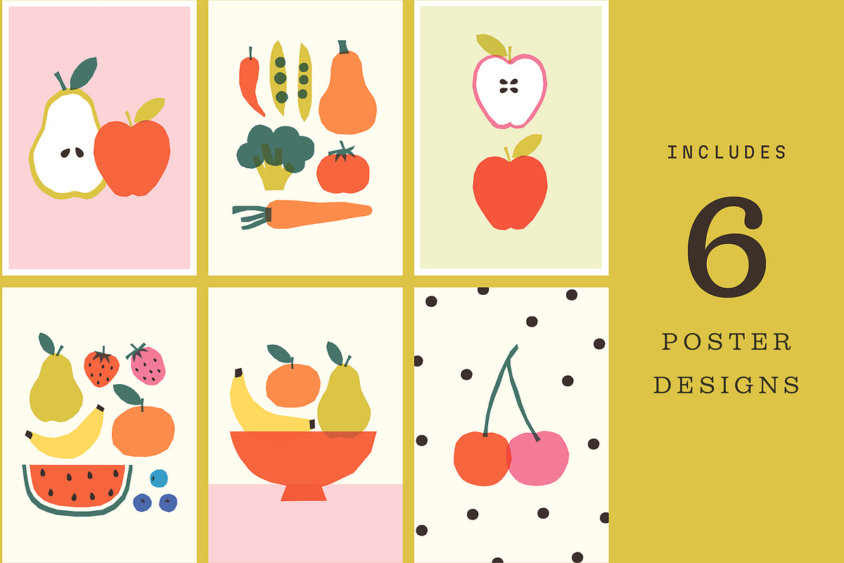 Fruit and Vegetable Illustrations, a Food Illustration by Gross Illustrations (Photo 4 of 10)
