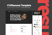 Richard - CV Resume HTML Website, a HTML Template by TemplatesJungle (Thumbnail 2 of 3)