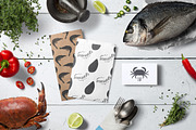 Seafood shop illustrations, an Animal Illustration by Zhemchuzhina (Thumbnail 3 of 5)