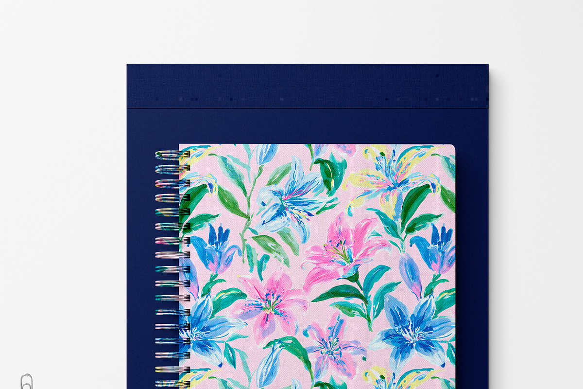 Seamless Floral Patterns, a Pattern Graphic by The Preppy Artist (Photo 2 of 11)
