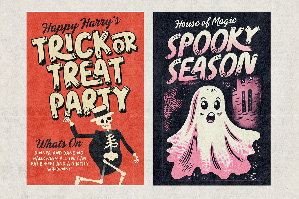 Monster Madness Typeface, a Sans Serif Font by Nicky Laatz (Photo 7 of 14)