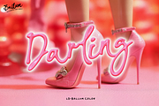 BALLUM. OTF 3D script color font., a Symbol Font by Luxfont (Thumbnail 9 of 14)