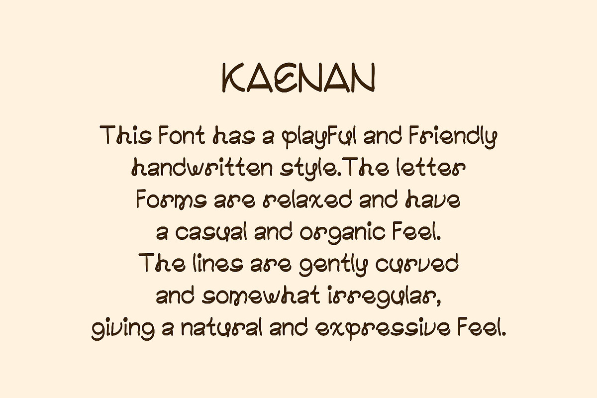 Kaenan Srivati - Handwritten Duo, a Handwritten Font by Boril Std (Photo 6 of 10)