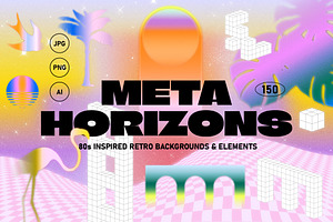 META HORIZONS Vector Elements