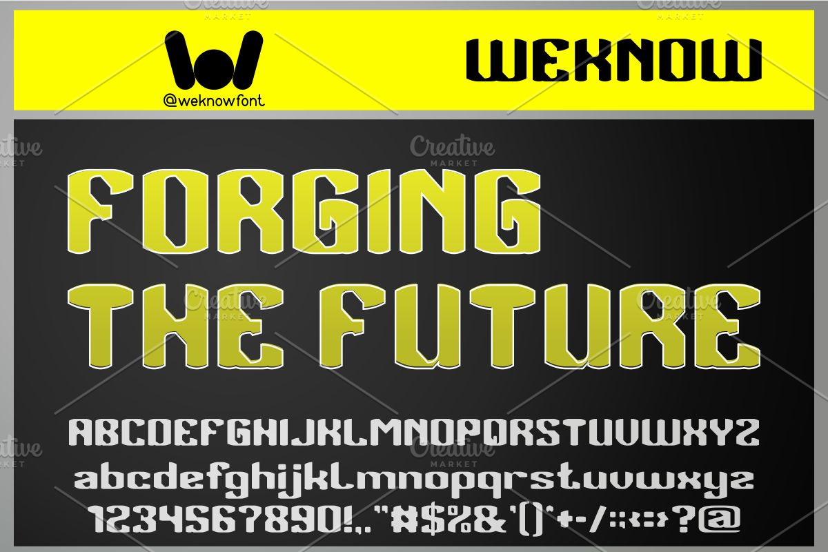 Bomberman font, a Font by weknow (Photo 4 of 9)