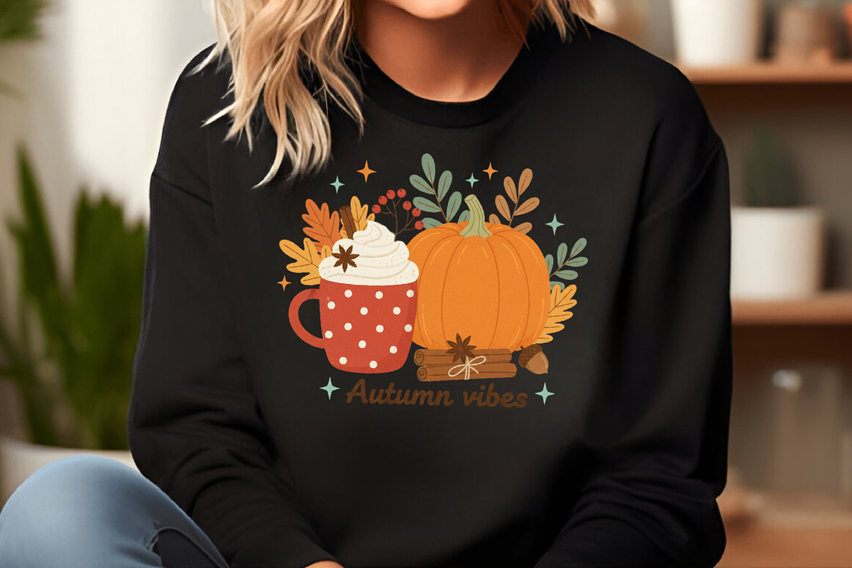 Autumn Vibes PNG, an Illustration by Craft Nest (Photo 3 of 6)