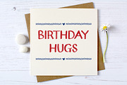 Lagom Watercolour Display Font, a Sans Serif Font by Alexandra Snowdon (Thumbnail 6 of 7)