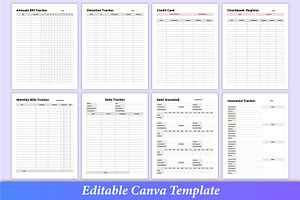 2024 Budget Planner Canva KDP