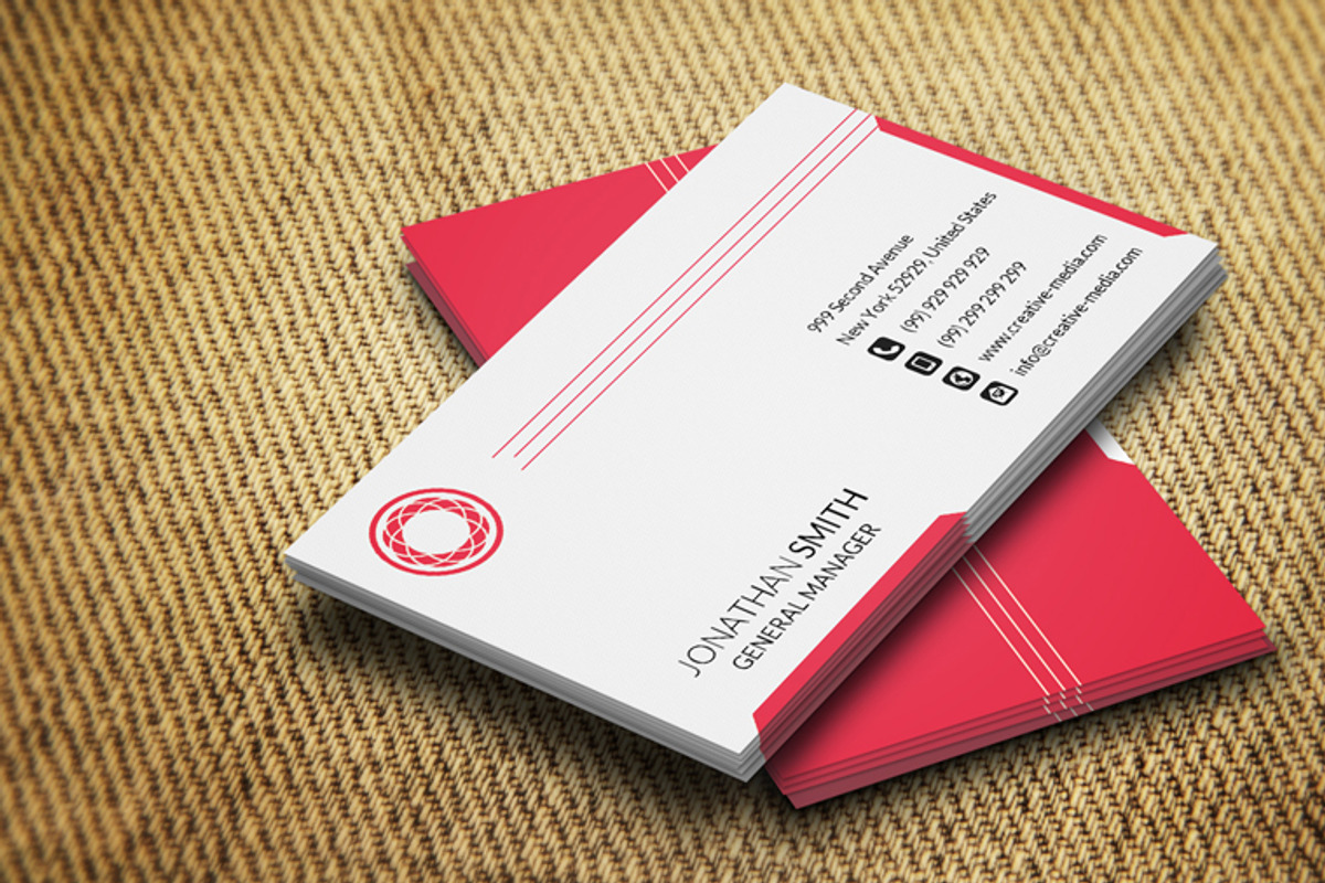 Minimal Business Card CM035, a Business Card Template by annozio (Photo 3 of 4)