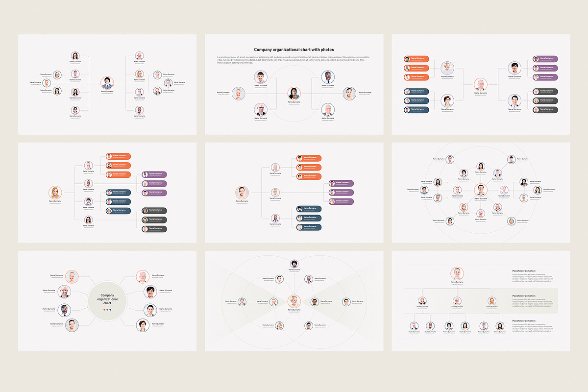 Organizational Chart for PowerPoint, a Presentation Template by HiSlide.io (Photo 6 of 7)