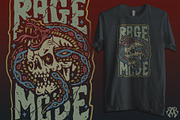 The Rage mode Skull & Rose, an Object Illustration by Krizvector Artwork Shop (Thumbnail 2 of 3)