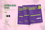Knitwear Brand - Invoice Template, a Stationery Template by VUNIRA (Thumbnail 1 of 3)