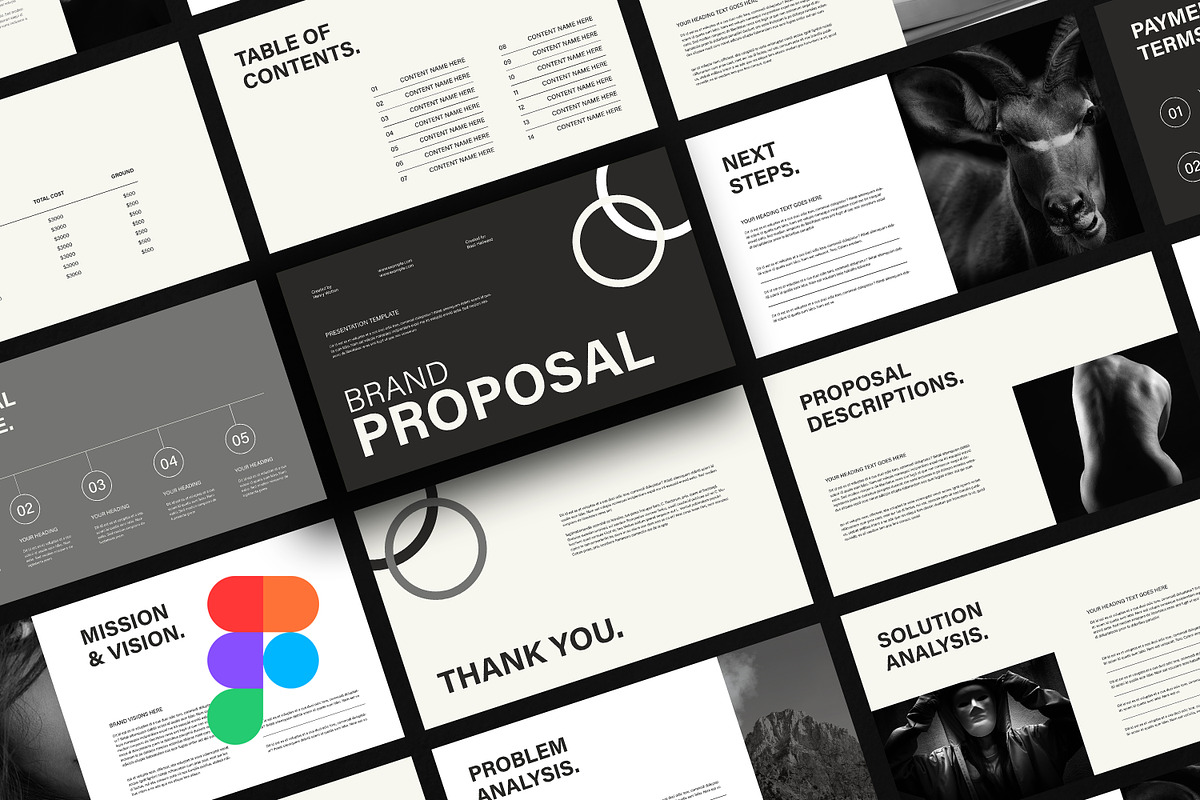 Brand Guidelines Template | Figma, a Presentation Template by Artisan Vibes (Photo 1 of 14)