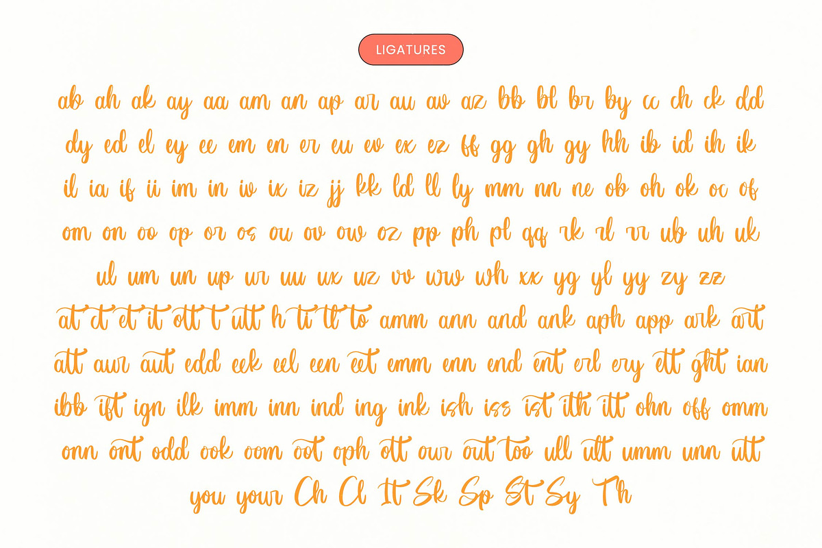 Monday Beachnes Bold Handwritten, a Script Font by Letterena Studios Script (Photo 19 of 20)