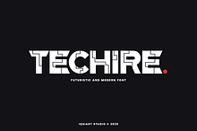 Techire - Techno & Digital Font