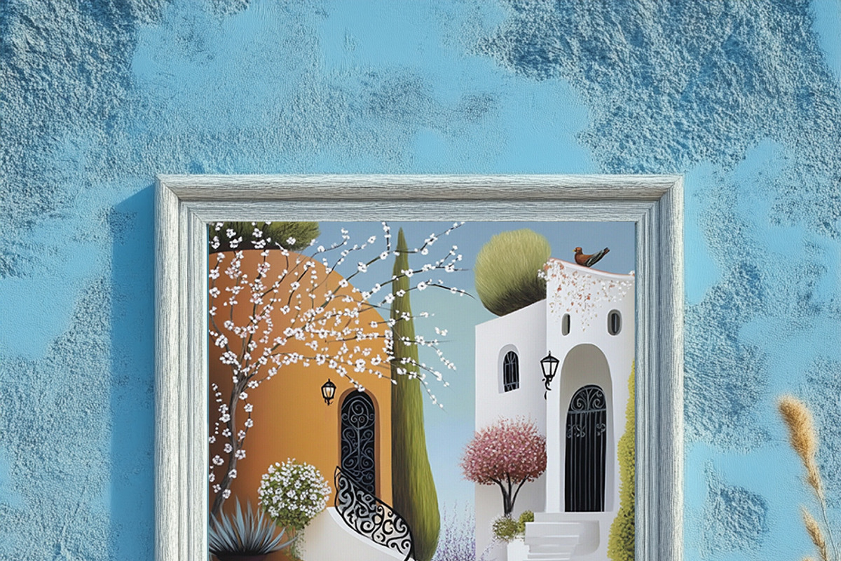 Mediterranean Spring Digital Papers, an Object Illustration by Fusion Dream (Photo 4 of 7)
